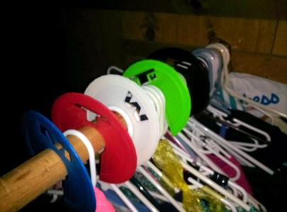 childrens daily clothes closet organizer for hangers 