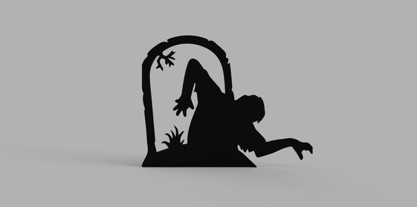 Grave, Zombie Wall Decoration, Halloween