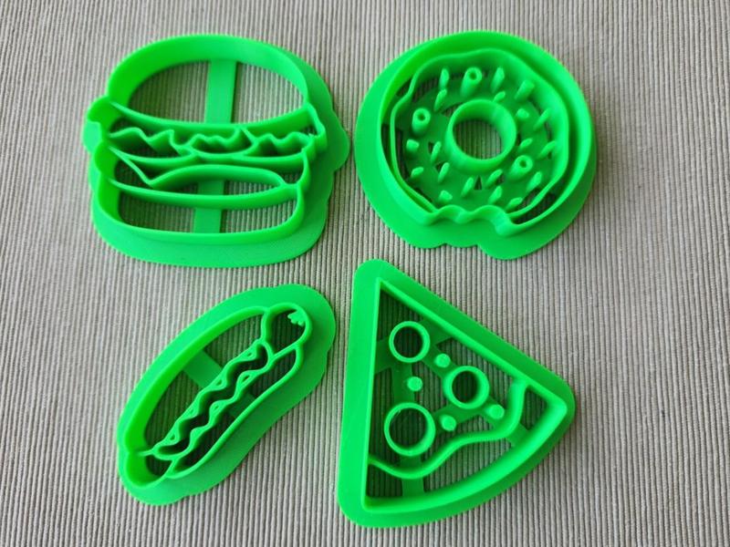 Cookie cutters fastfood set