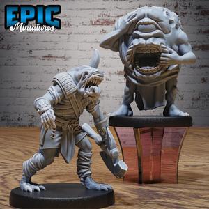 Cult Flesh Set / Abomination Beast / Demonic Soul / Ugly Demon Creature / Undead Monster / Immortal Horror Encounter