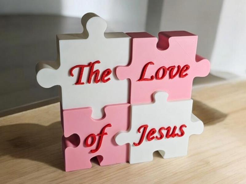 The Love of Jesus Puzzle Decor