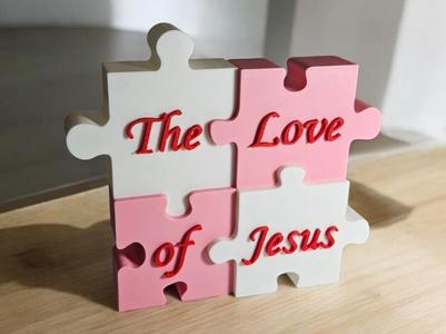 The Love of Jesus Puzzle Decor