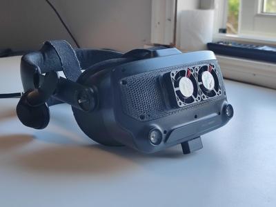 Valve Index 2x40mm fan mount for face tracking(or just airflow)