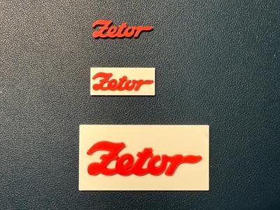 Zetor Plate Tag