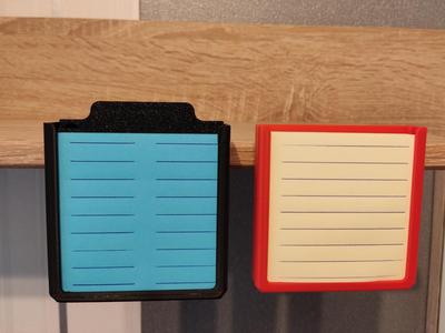 Clamp-On Sticky Note Holder + Line Stencils