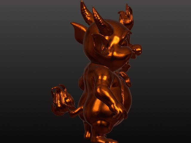 Fiery Imp with a Spirited Temperament