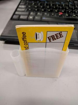 Business card and pen holder