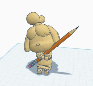 Isabelle pencil holder/desk pet