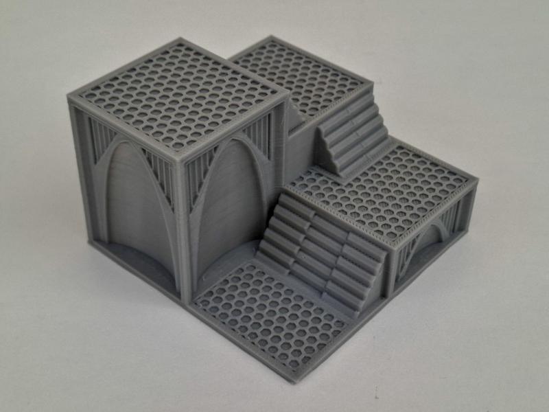 Industrial Platform - Corner Steps