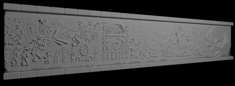 Mural from Alicia Dragoon intro on the Sega Genesis