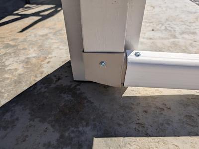 Downspout elbow B-style rectangular to rounded