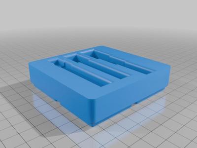 Gridfinity Tray for Impact Socket Adapters - Harbor Freight