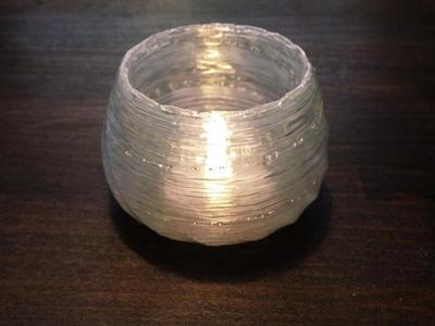 Twisted vases and tealight holder