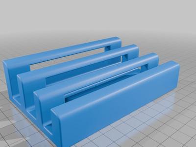 Triple Laptop Vertical Stand – Holds 2x MacBook Pro + 1x MacBook Air
