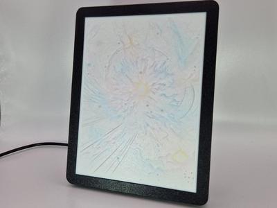 Ultimate Lithophane Frame - Slim, Fast & no Screws