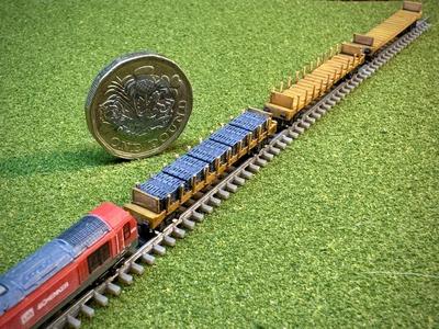 T Gauge 1:450 - Sleeper Wagon and Flatbed