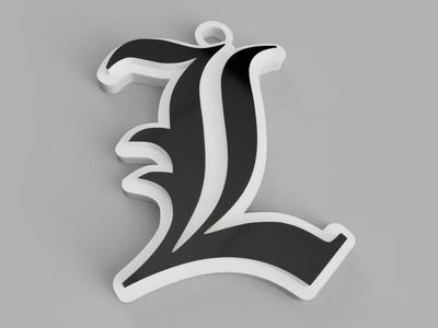 L | Death Note - Keychain