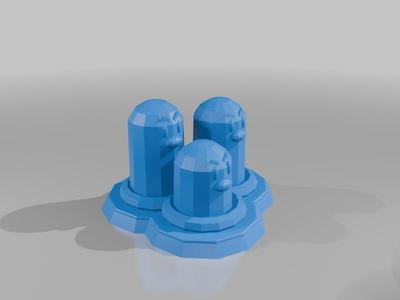 Dugtrio Pokemon Low Poly Figure 51