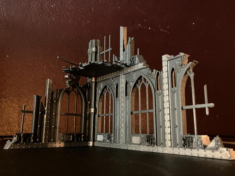 Wargame Terrain Urban Ruin 3