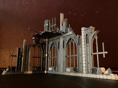 Wargame Terrain Urban Ruin 3