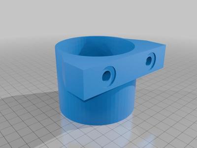 Racing wheel cup holder