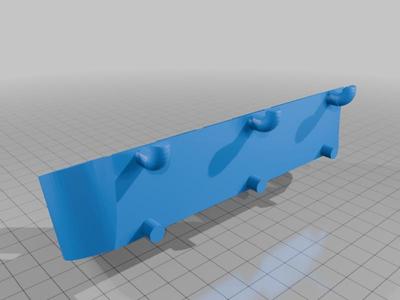 M12 Battery Holder  1/4" Pegboard