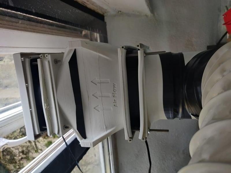 HEPA Filter holder for 120mm Fan REVAMPED (86889 Style Filters)