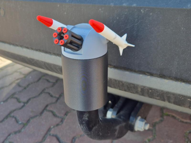 Armed Hitch ball cover