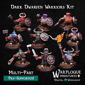 Dark Dwarven Warriors Kit (Modular)