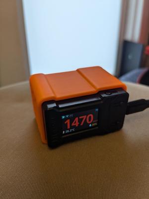 vented LILYGO TTGO case (for use w/ sensirion SCD-30 CO2 sensor)
