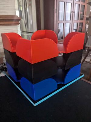 Embroidery backing stacking tray.STL