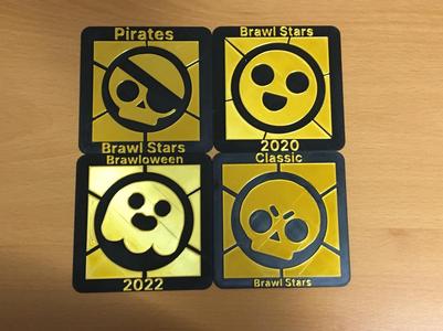 Brawl Stars Coasters/App Logos 
