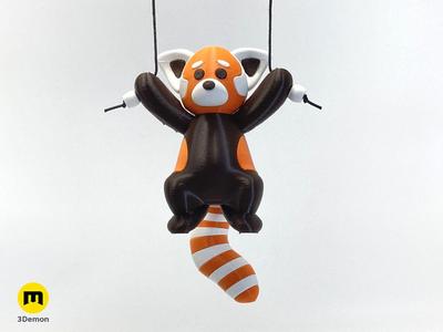Climbing Red Panda Toy