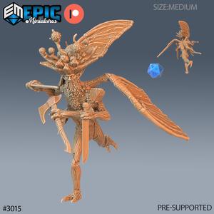 Ancient Spore Druid Attack / Humanoid Warrior / Male Nature Leader / Forest Guardian / Woodland Encounter