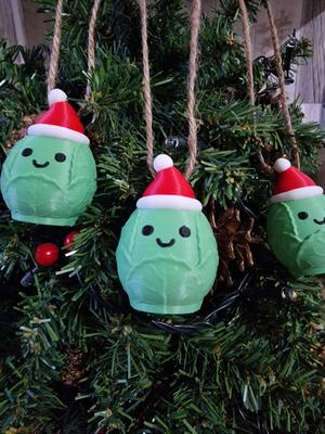 Kawaii Brussel Sprout Tree Decoration