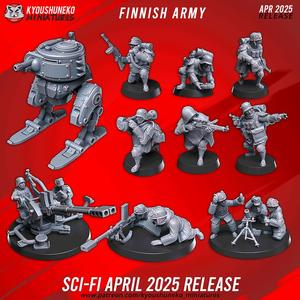 April 2025 Sci-Fi Release - Finnish Army
