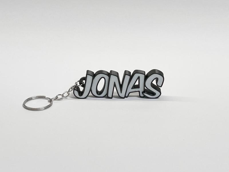 Lovely key chain with the name JONAS