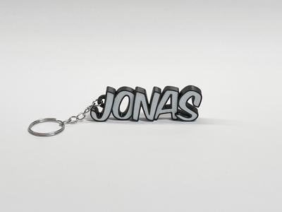 Lovely key chain with the name JONAS