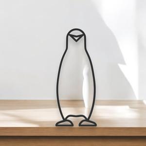 Penguin Line Art - Desktop Line Art