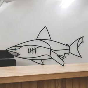Shark Line Art - Desktop Line Art