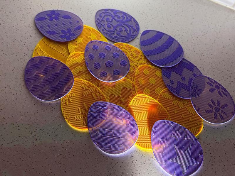 Holographic Effect Easter Egg Collection 