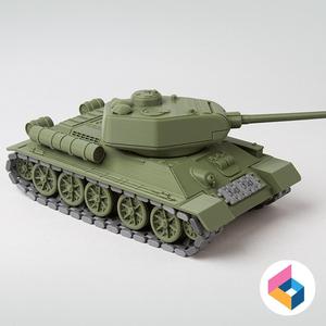 Foldable tank T34-85