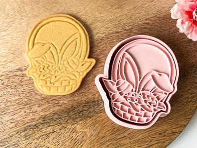 Easter Basket Cookie Cutter and Stamp