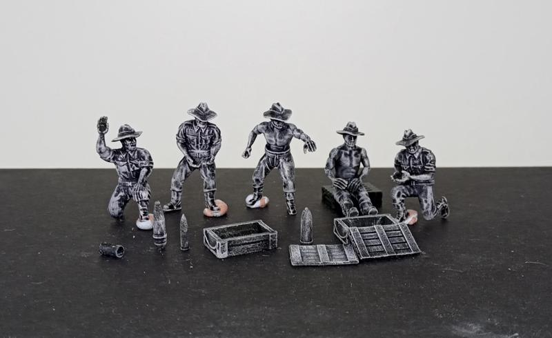 28 mm Australian gun crew