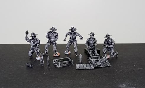 28 mm Australian gun crew
