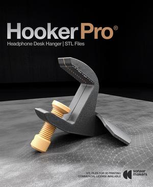 Headphone Holder | Headphone Support | Headphone Stand for Desk - HookerPro
