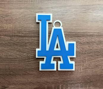 Los Angeles Dodgers Oversized Necklace, Pendant