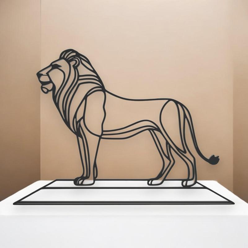 Lion Line Art - Desktop Line Art