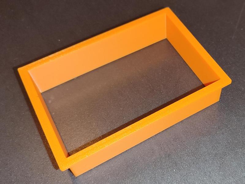Rectangular cookie cutter for dough, playdough, sand