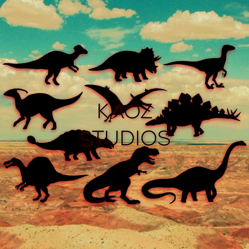 10 realistic dinosaurs pack wall art dinosaur set wall decor dino charms